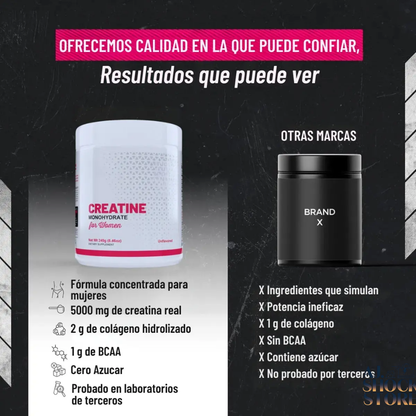 CREATINA MONOHIDRATADA PARA MUJERES