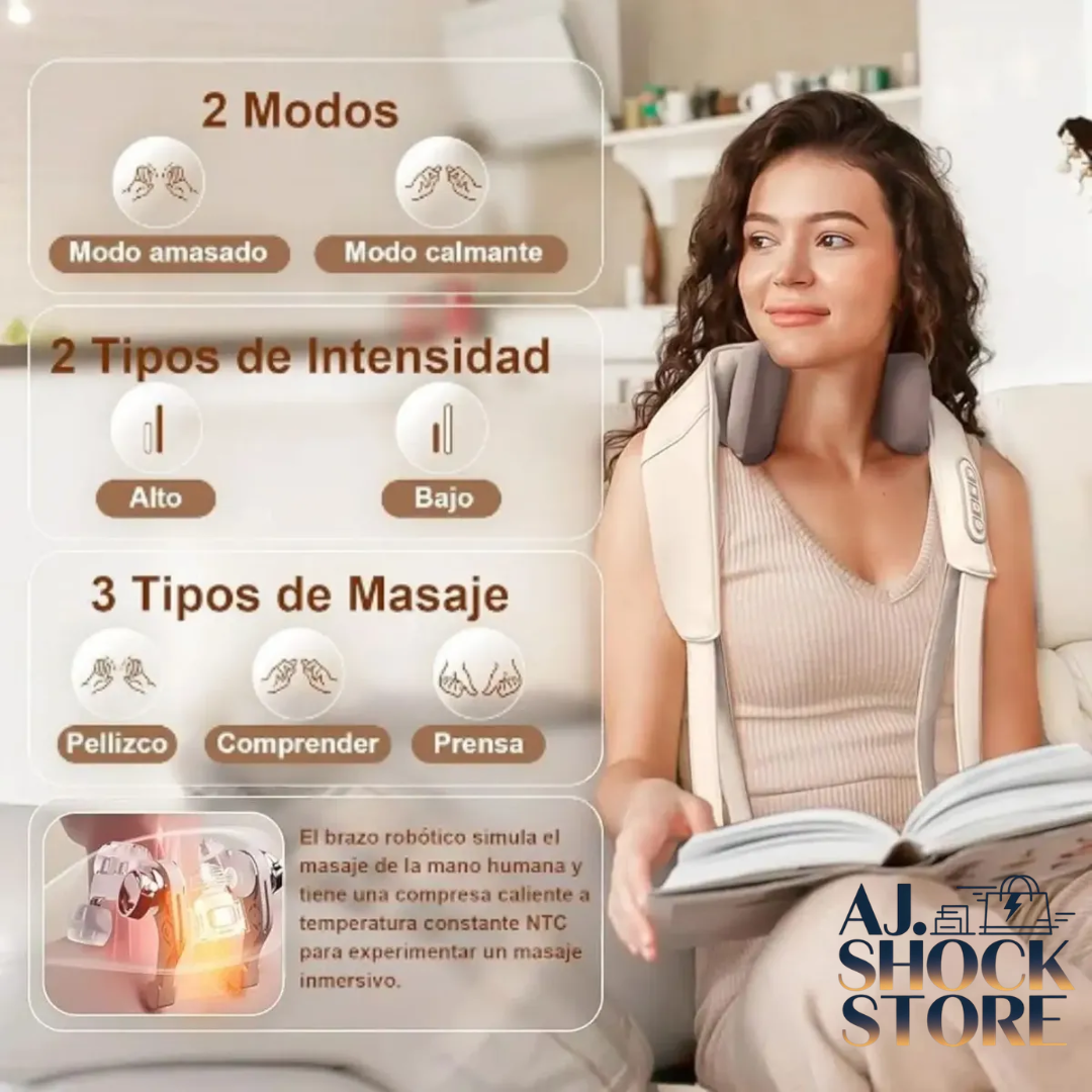 MASAJEADOR CERVICAL CON CALOR